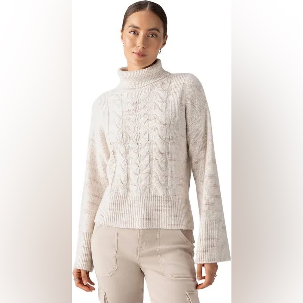 Sanctuary Feeling Cozy Cable Turtle-Neck Sweater